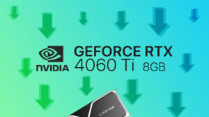 NVIDIA GeForce RTX 4060 Tiが発売1ヵ月で8000円値下げ。遂に6万円を切る。