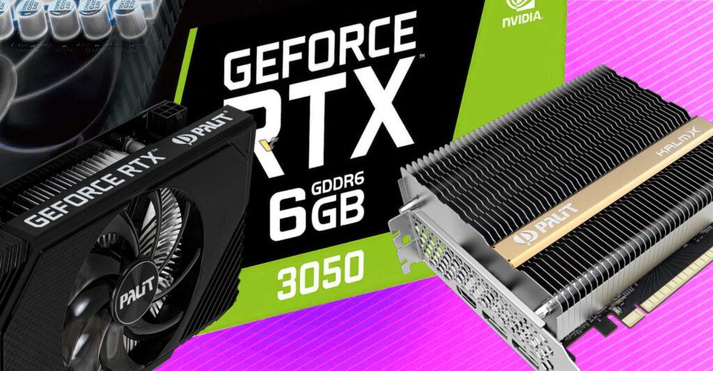 NVIDIA GeForce RTX 3050 6GBにはファンレスモデルも計画中