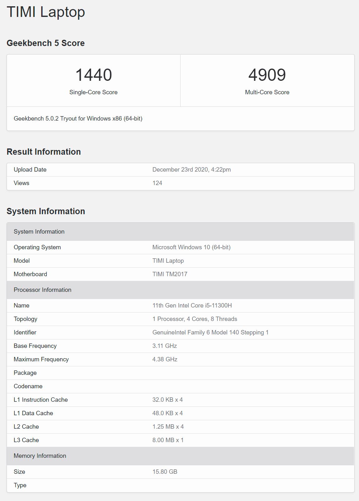 Geekbench_Corei5-11300H