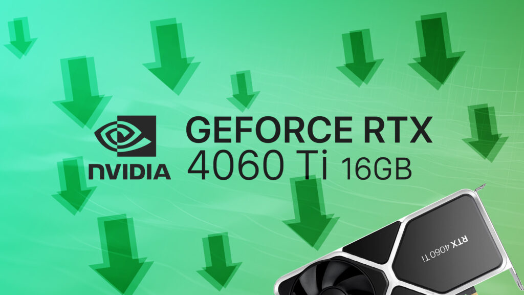 NVIDIA GeForce RTX 4060 Ti 16GBが7万円を切る価格に値下がり。発売 