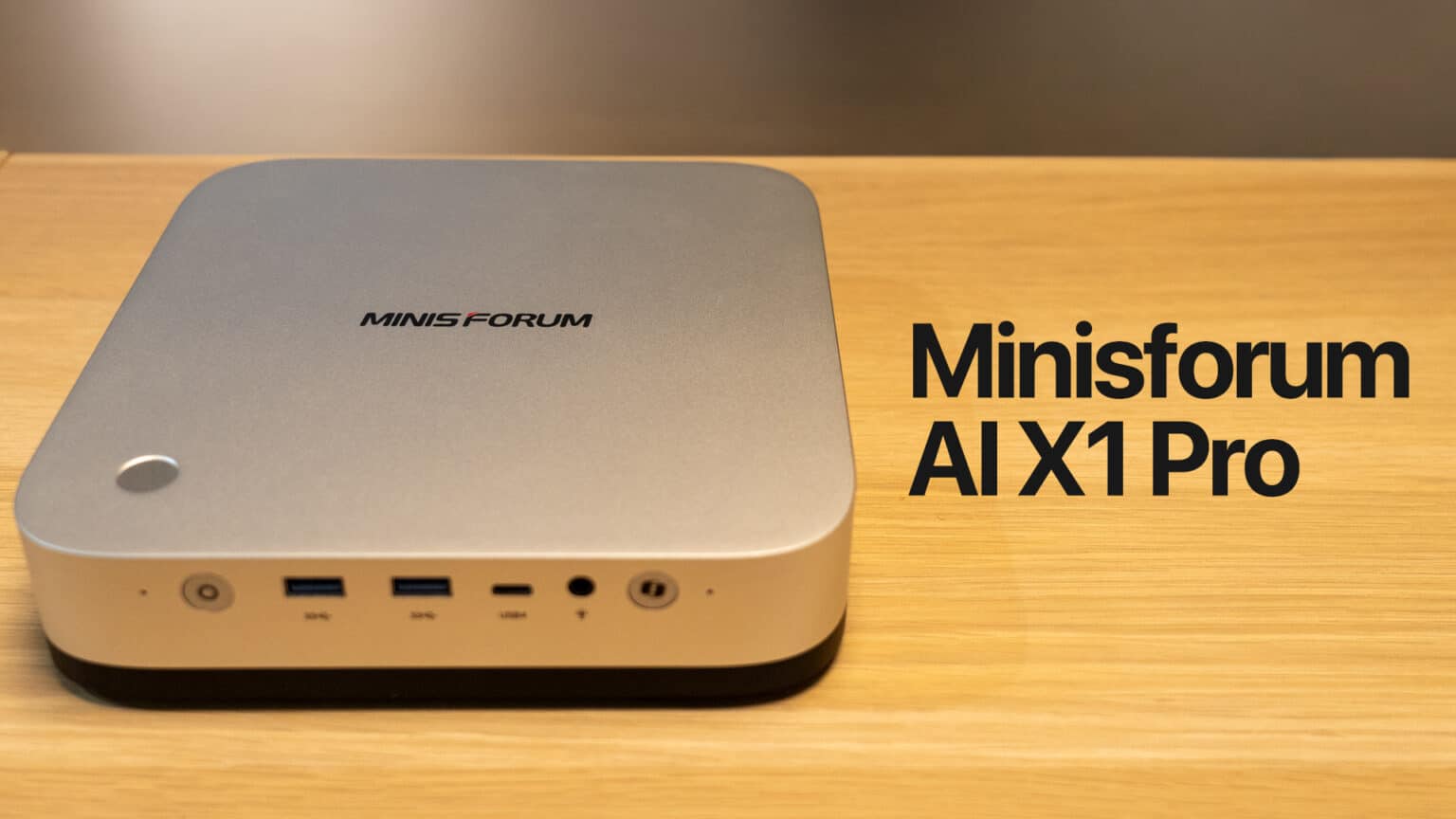 Minisforum AI X1 Proの実機レビュー。電源内蔵のAIやゲーミング対応のミニPC GAZLOG