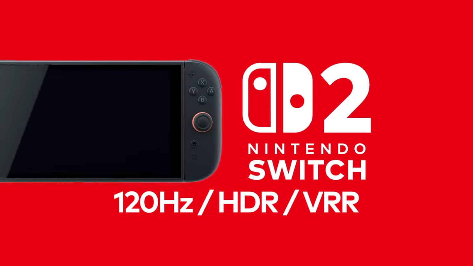 Nintendo Switch 2 のディスプレイは最大120Hz表示やVRRやHDR対応の可能性 GAZLOG