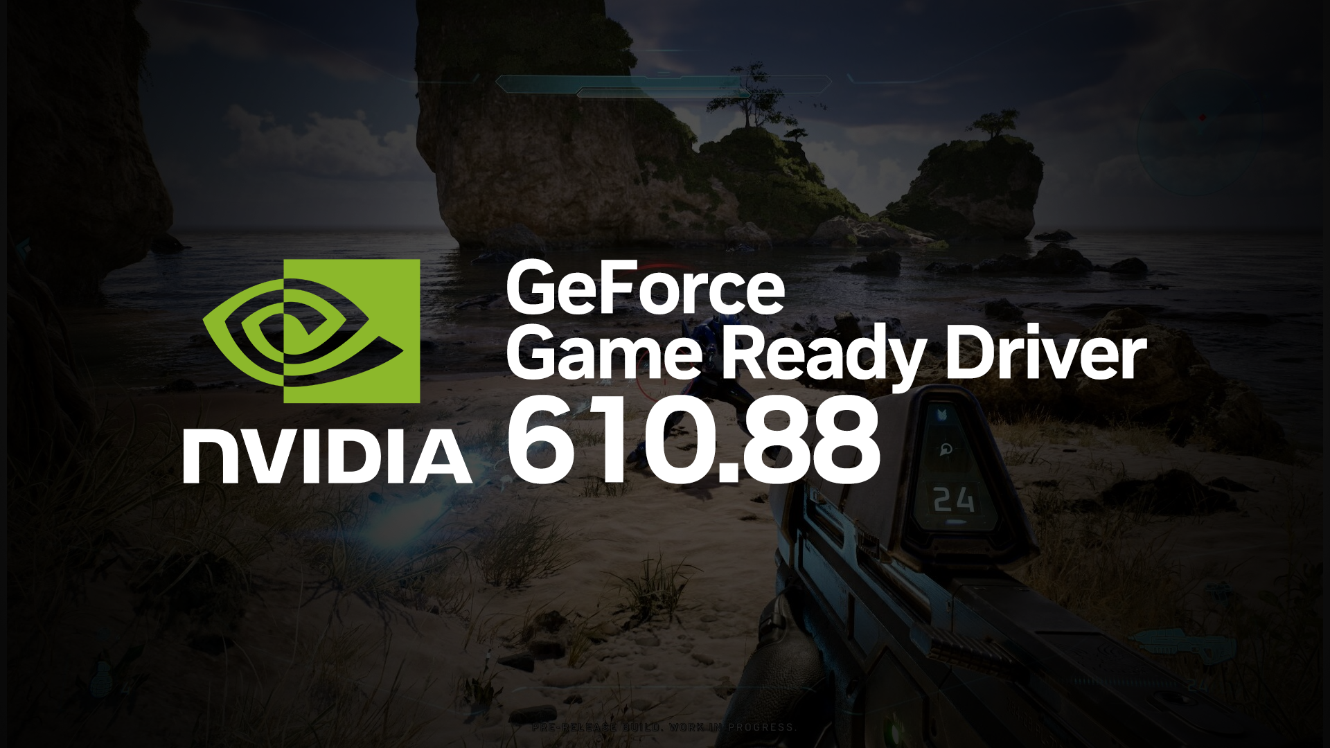 GeForce Game Ready Driver 610.88 WHQL公開。Haloがクラッシュする問題などを修正
