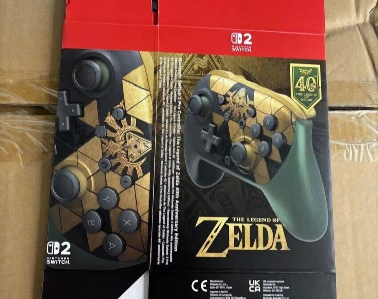 Nintendo Switch 2初の限定モデルはゼルダ40周年仕様に。本体とPro