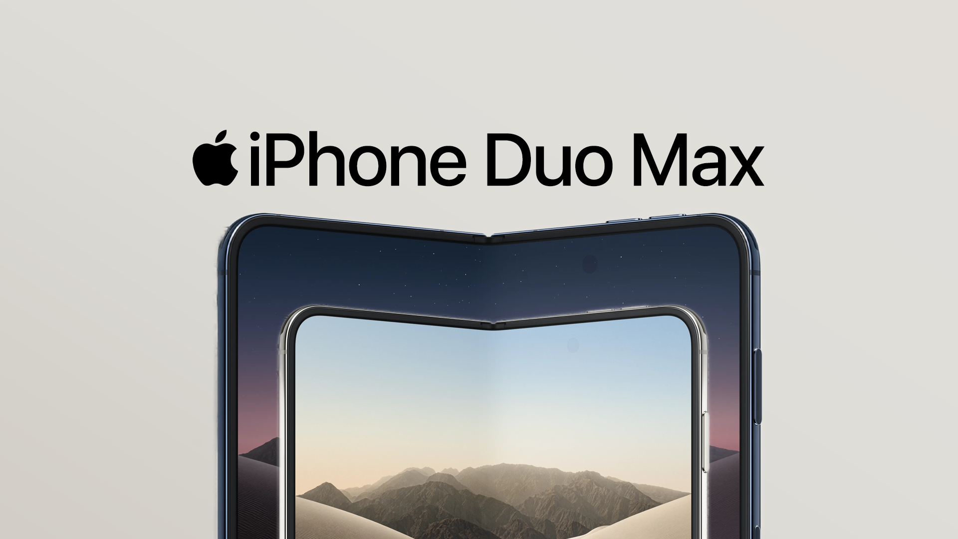 iPhone Duoは1機種で終わらず。大型の「iPhone Duo Max」など派生モデルが登場する可能性