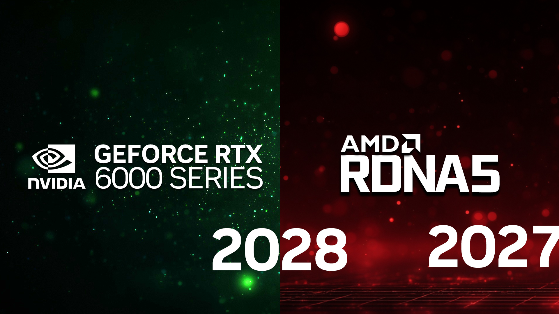 AMD RDNA 5とGeForce RTX 6000シリーズは大半が2028年発売へ。2027年はRX 9070 XT後継のみ