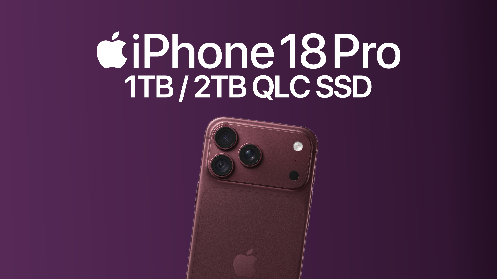 iPhone 18 Proの1TB QLCは連続書き込みで80MB/sまで低下。容量6割使用で45MB/s台に