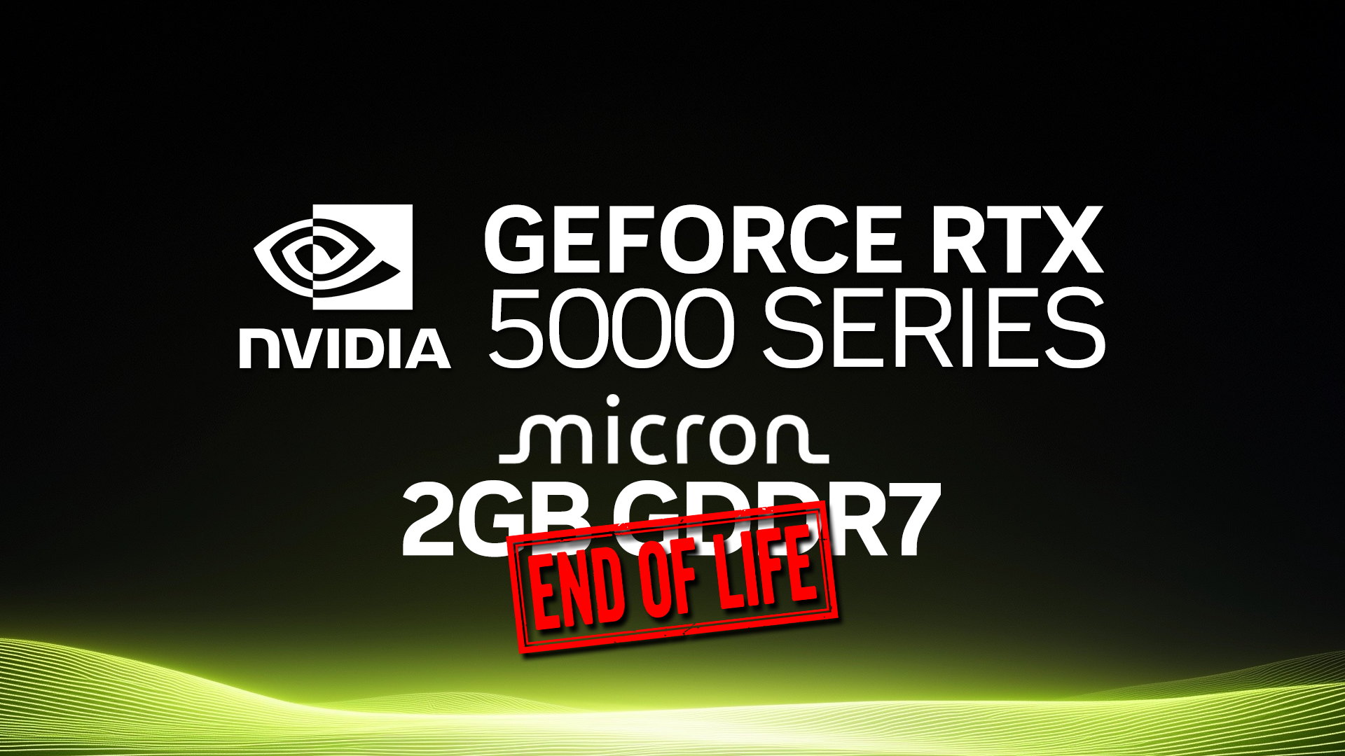 GeForce RTX 5000向け2GB GDDR7をMicronが生産終了。供給元は再び2社に減少