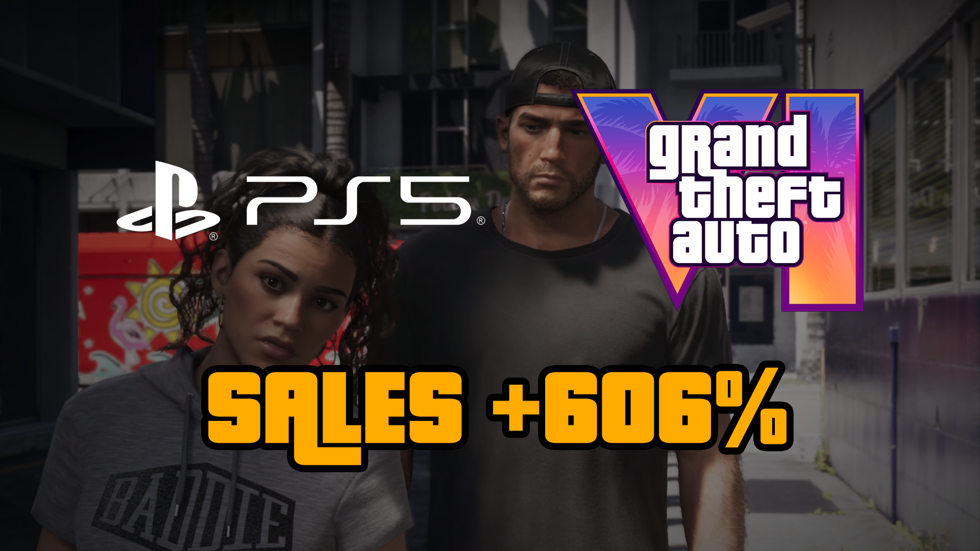 GTA6の予約が実機映像公開後に急増。PS5版は606%増でXboxとの差拡大
