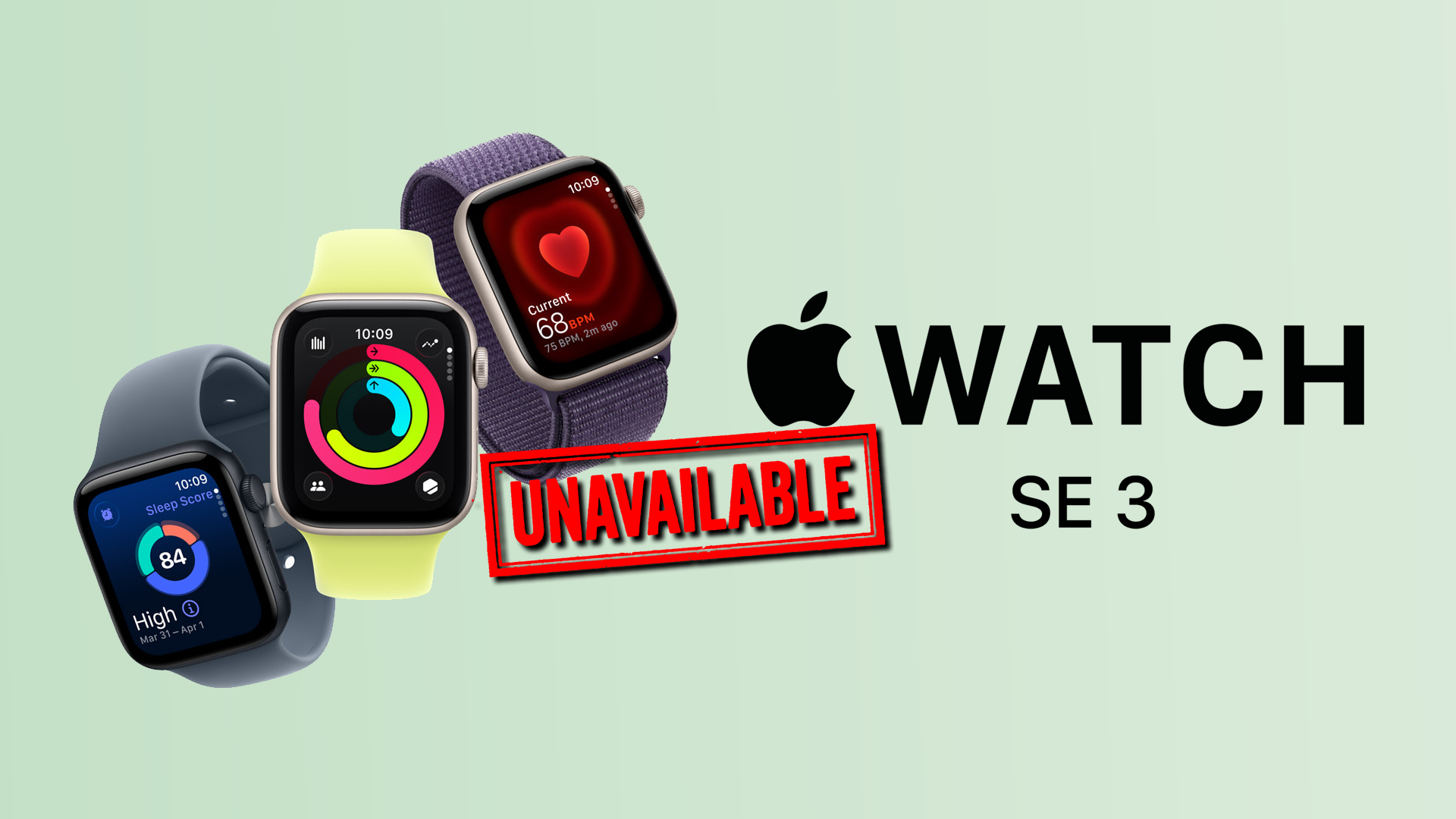 Apple Watch SE 3が日本などで注文不可に。発表会直前になってもSE 4のリークはなし