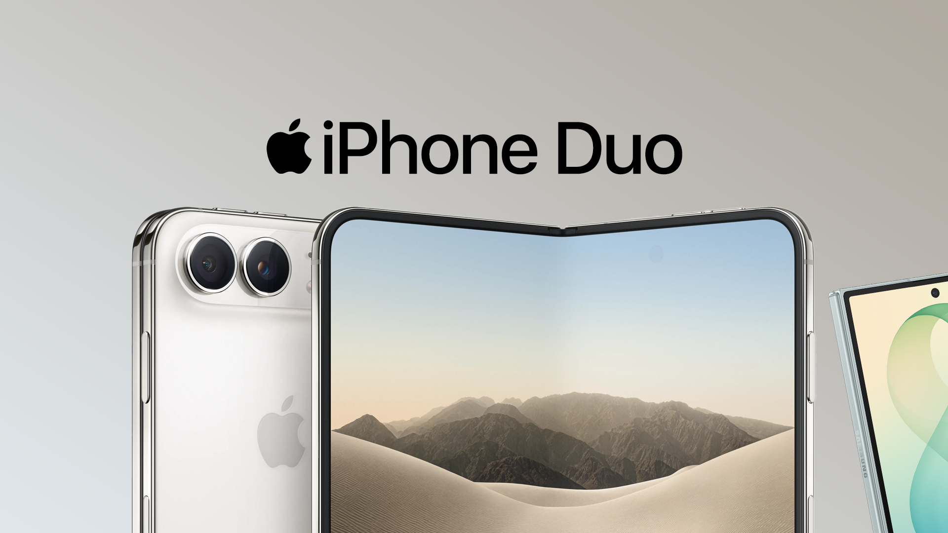 iPhone Duoが折りたたみスマホ世界シェア25%へ。発売初年度でサムスン