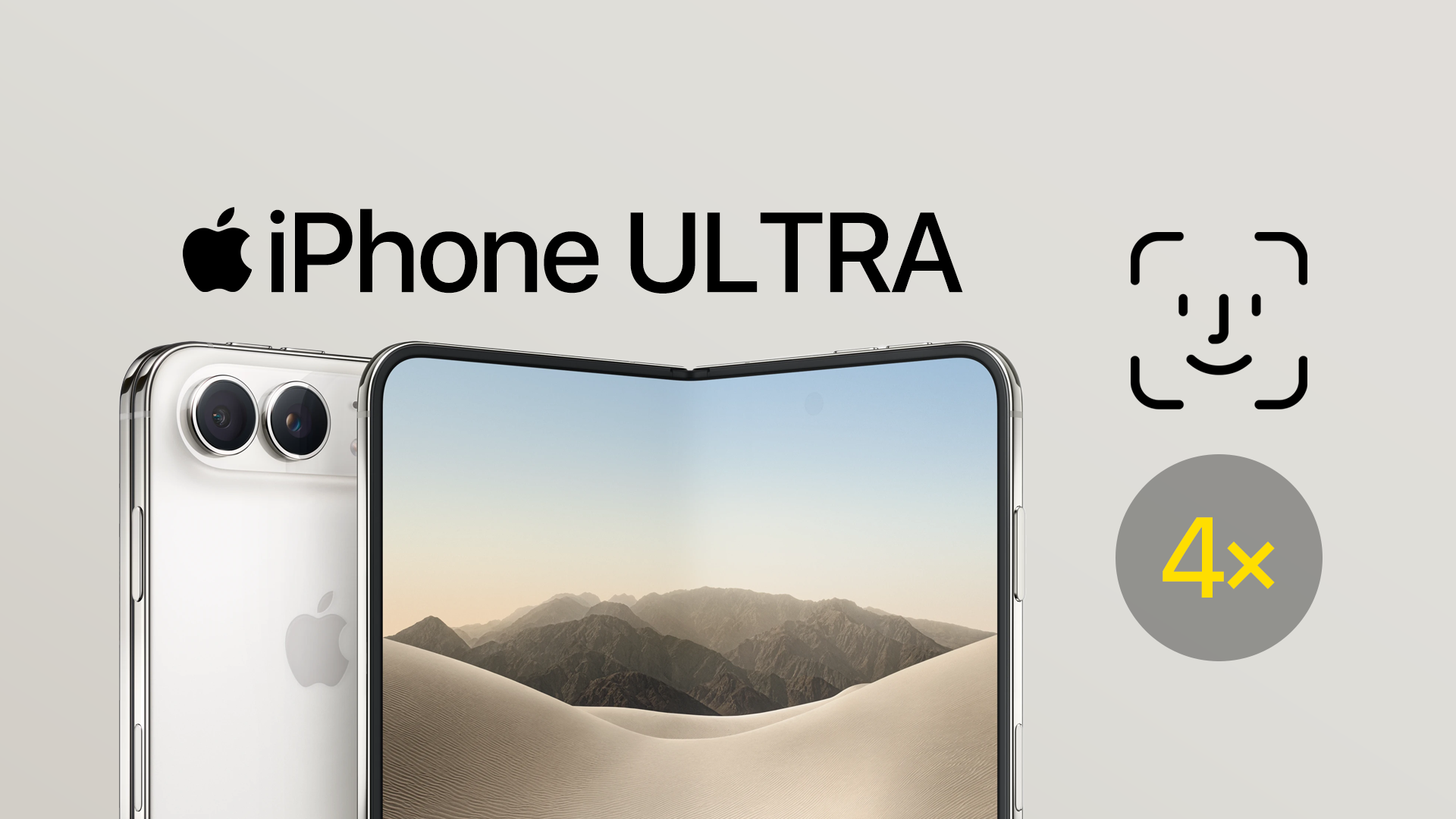iPhone DuoにFace IDと望遠カメラ搭載へ。早ければ2028年発売の