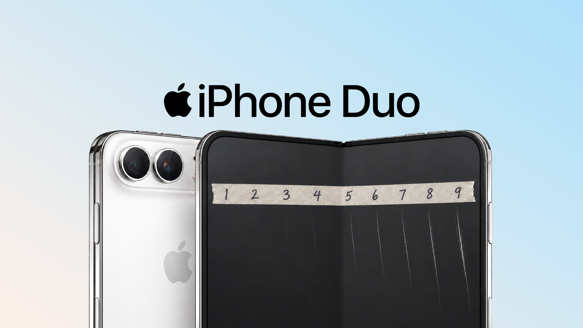 iPhone Duoの内側画面は爪やカードでも目立つ傷なし。折りたたみスマホの弱点を大幅改善か