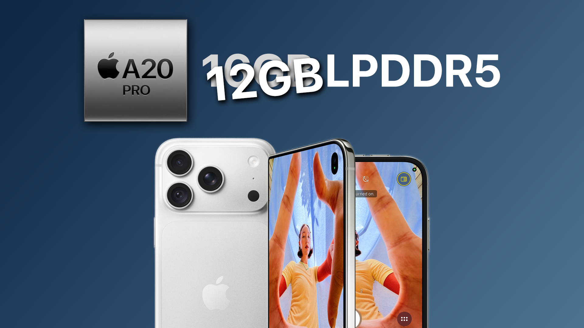 iPhoneの16GBメモリ化は先送りか。iPhone 18 ProとDuoで検討もiPhone 20まで12GB継続の可能性